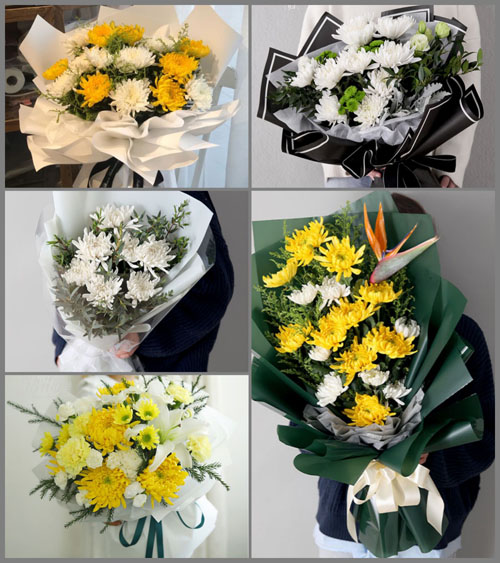 湖北孝感市应城市田店镇肖黄社区白事花束代送
